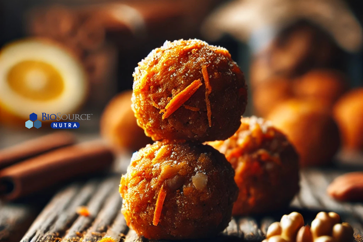 Weekly Wellness Recipe: Carrot Cake Energy Bites – BioSource Nutra