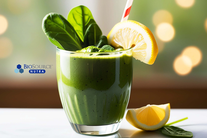 Banana Spinach Protein Smoothie