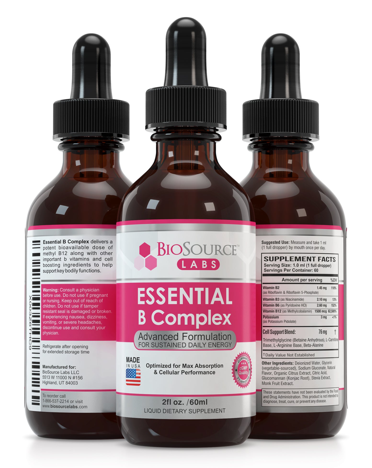 Essential B Complex – BioSource Nutra