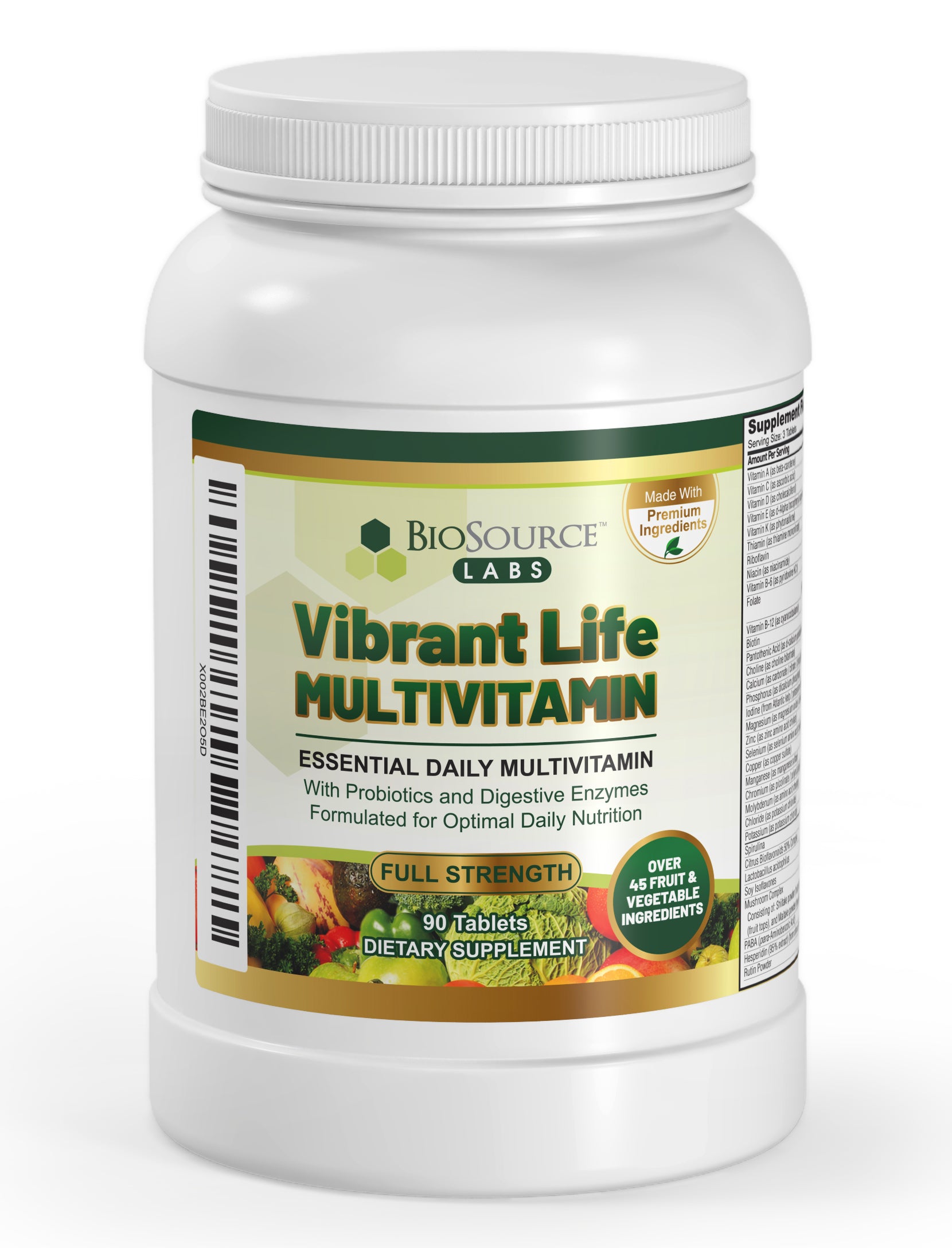 Multivitamina Bio Ritmo Vibrant Life Multivitamin – BioSource Nutra