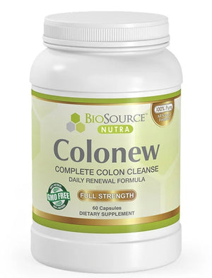 BioSource Nutra Colonew psyllium fiber supplement, 60 capsules